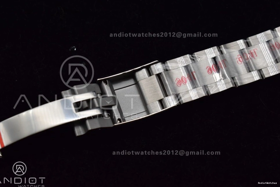 Dial VR SS Best 904L 1:1 Clean Steel Black Stretchable Edition Bracelet on Air-King 126900 500 0417